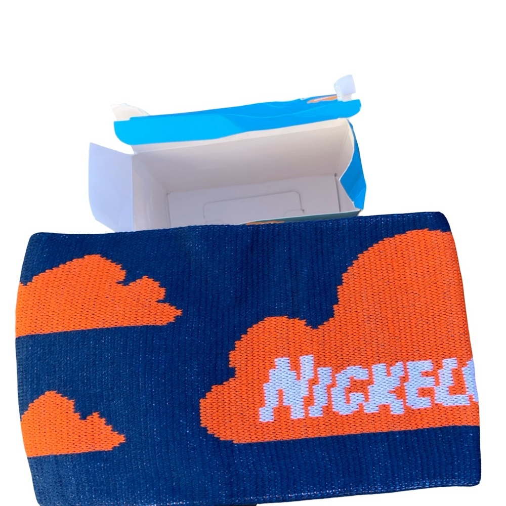 Nickelodeon Navy and Orange Scarf
